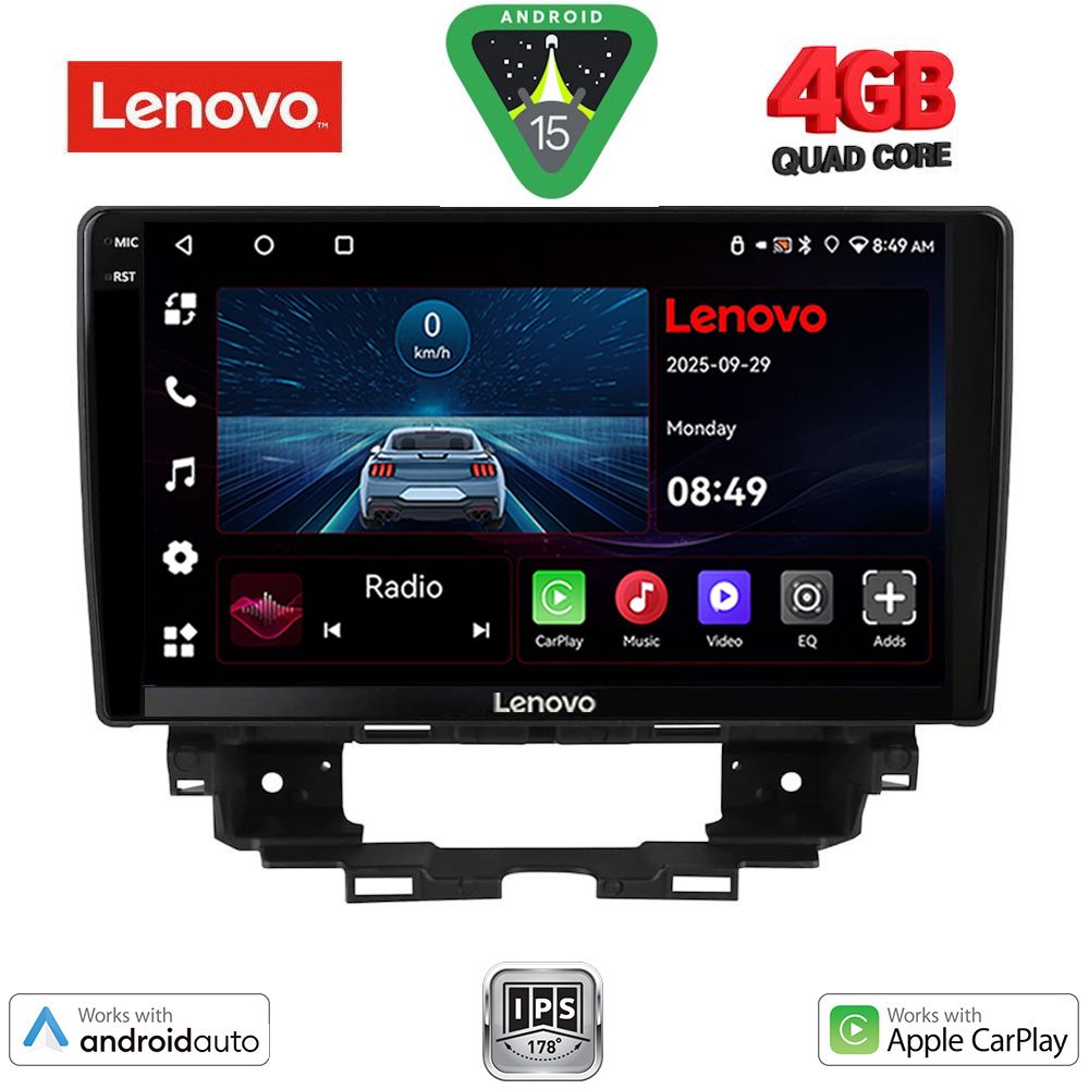 LENOVO LVE 8557_CPAA (10inc) MULTIMEDIA TABLET for RENAULT KANGOO mod. 2021+