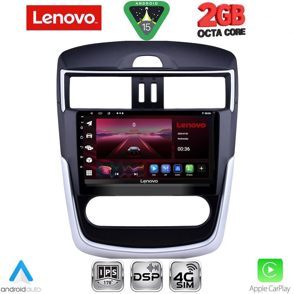 LENOVO LVF 5465B CL_CPA (9inc) MULTIMEDIA TABLET for NISSAN TIIDA mod. 2013-2023 with CLIMA