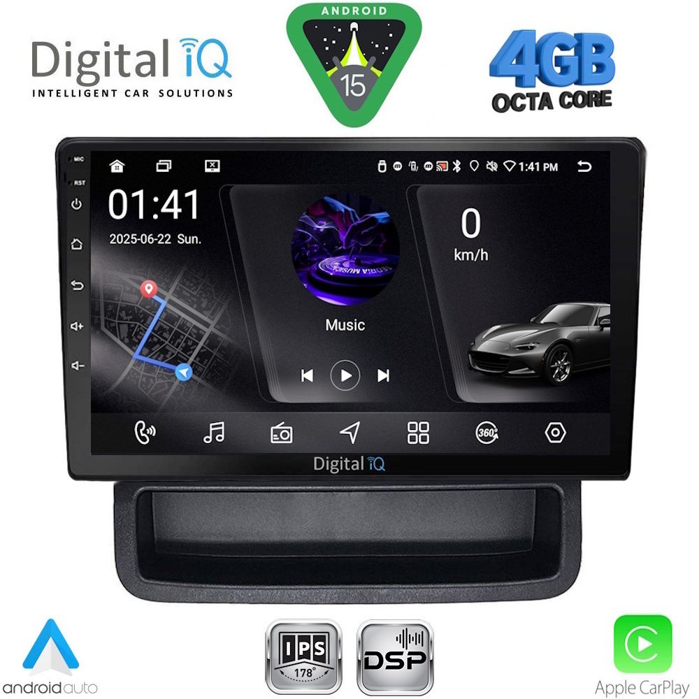 DIGITAL IQ RSG 6558B_CPA (10inc) MULTIMEDIA TABLET for OPEL VIVARO – RENAULT TRAFIC - NISSAN PRIMASTAR mod. 2004-2015