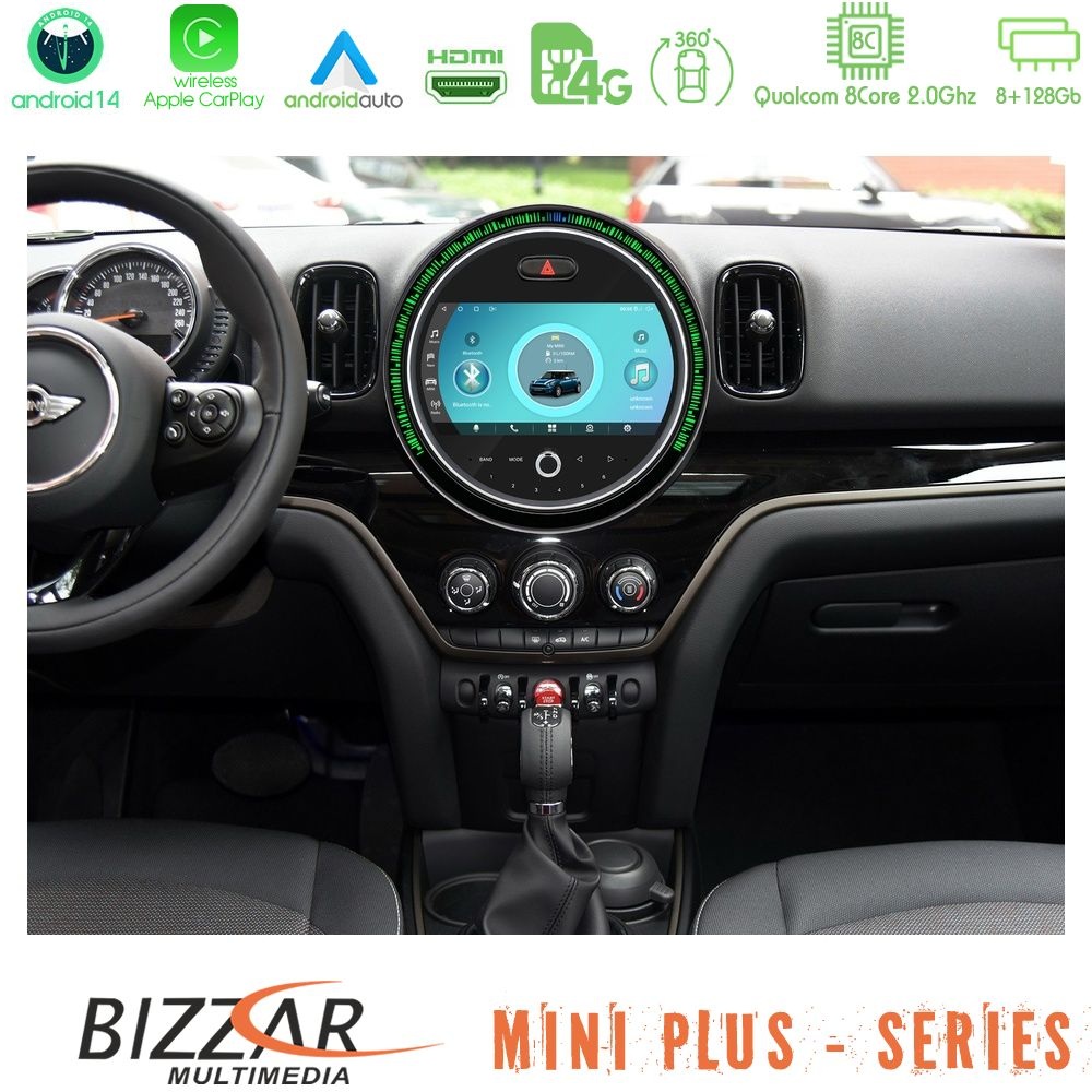 Bizzar OEM Mini Countryman F60 8core Android14 8+128GB Navigation Multimedia System 9" (New 2024 Style)