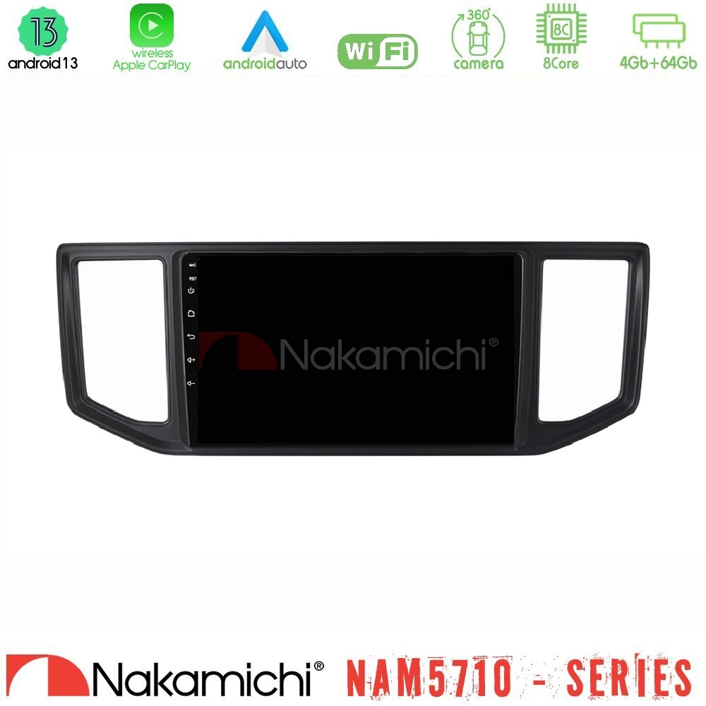 Nakamichi NAM5710 Series 8Core Android13 4+64GB Man TGE / VW Crafter 2018 – 2026 Navigation Multimedia Tablet 10"
