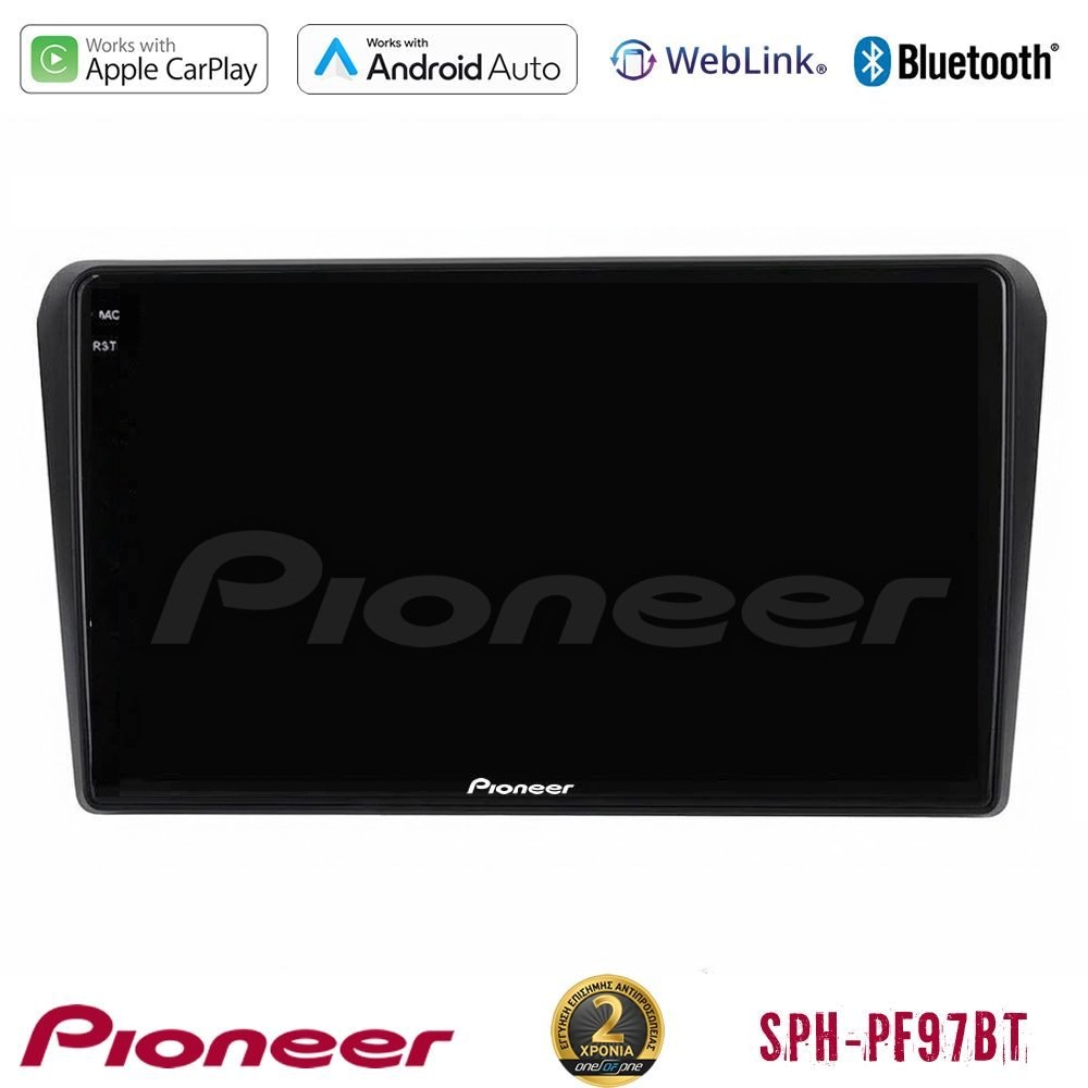 Pioneer SPH-PF97BT Series    Toyota Avensis T25 02/2003–2008 Multimedia Station 9" (Tablet Style) Με Carplay & Android Auto
