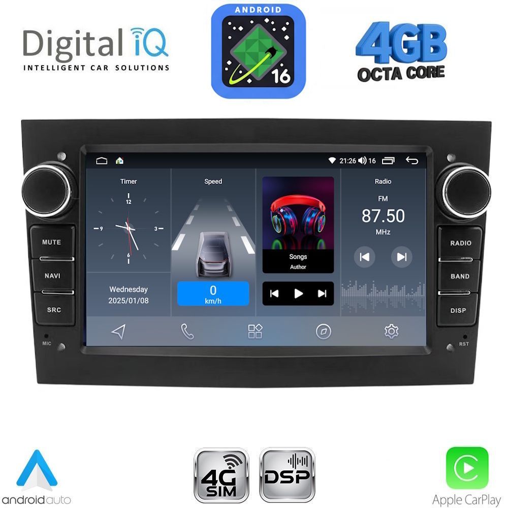 DIGITAL IQ BLG 419BL_CPA (7" DECK) MULTIMEDIA SYSTEM for OPEL ALL mod. 2004-2014 (GLOSS BLACK) DIGITAL IQ BLG 419BL_CPA (7" DECK) MULTIMEDIA SYSTEM for OPEL ALL mod. 2004-2014 (GLOSS BLACK)