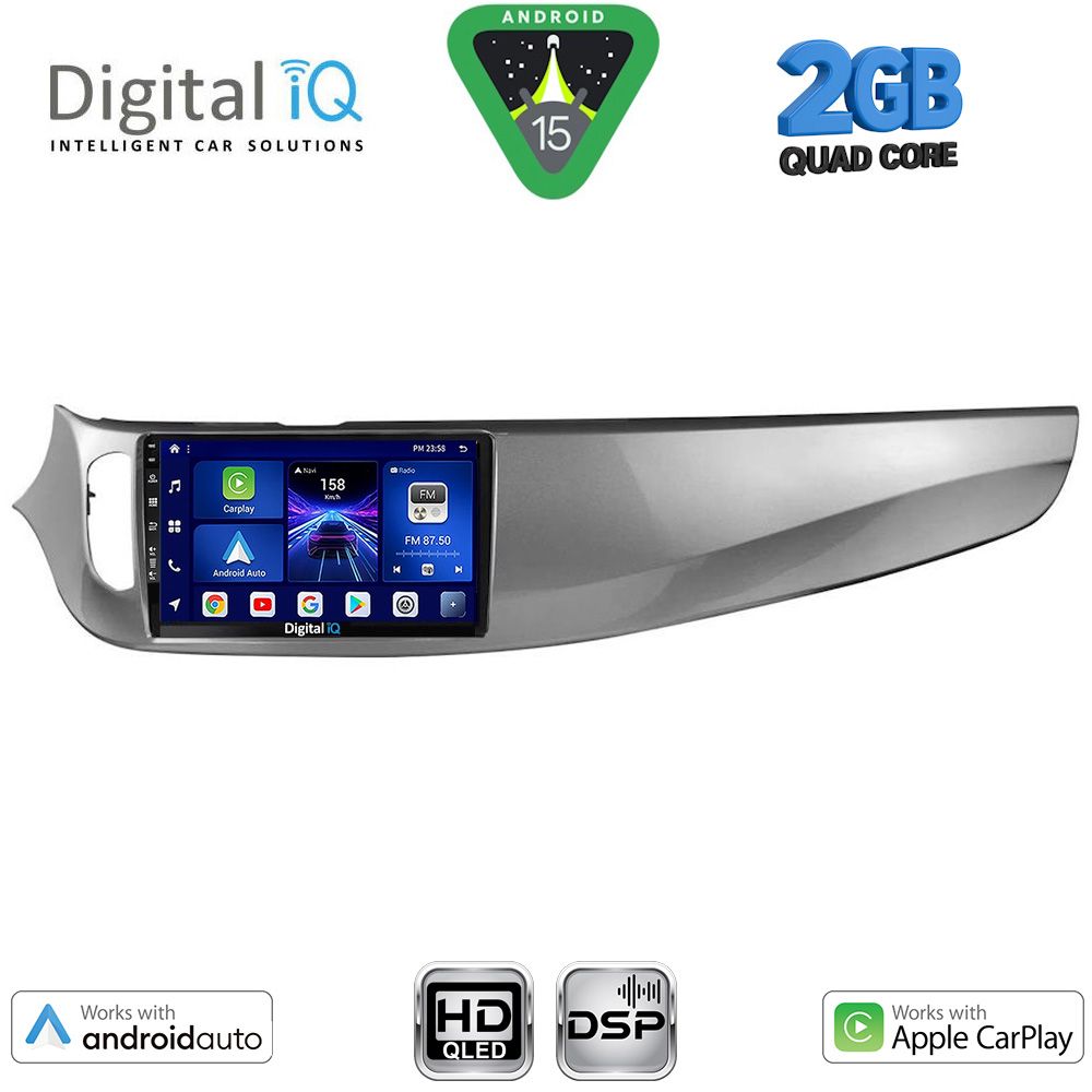 DIGITAL IQ BXC 3026B_CPAA (9inc) MULTIMEDIA TABLET for ALFA ROMEO GIULIETTA mod 2014-2020