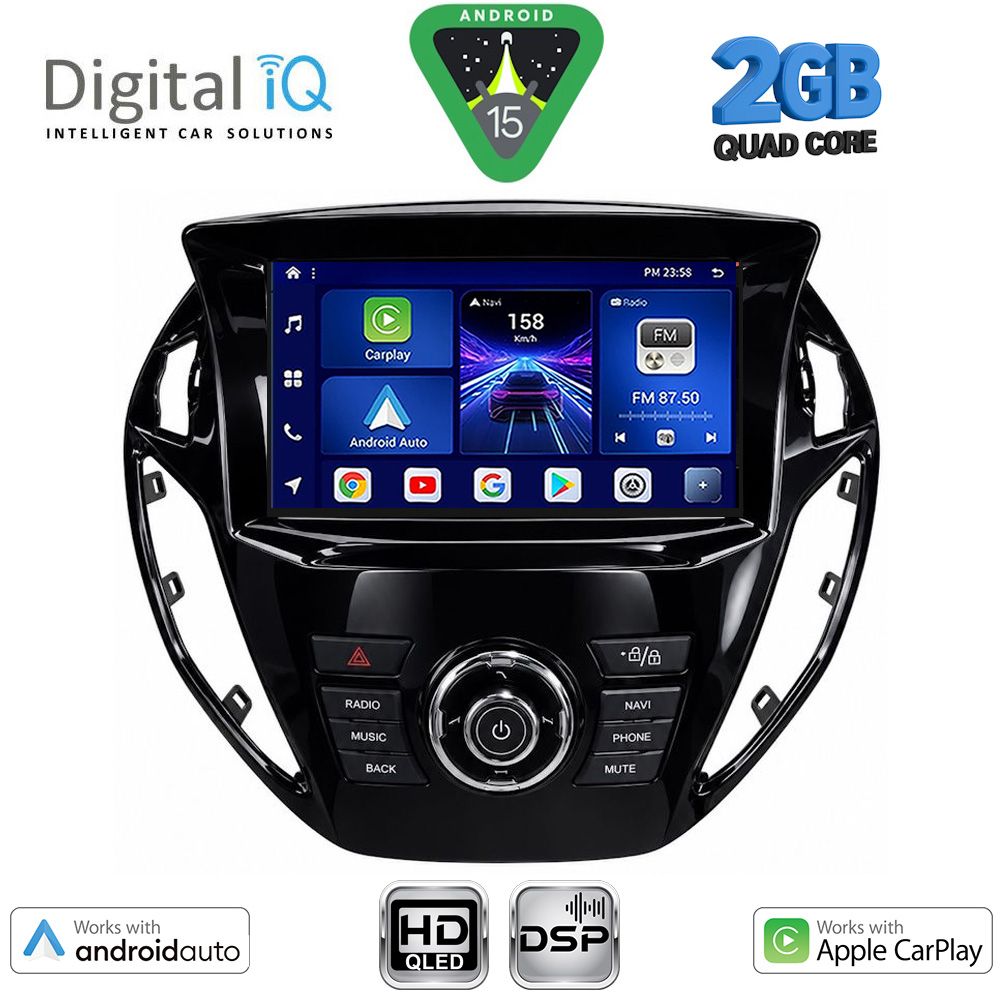 DIGITAL IQ BXC 3150_CPAA  (9inc) MULTIMEDIA TABLET for FORD B-MAX mod. 2012-2017