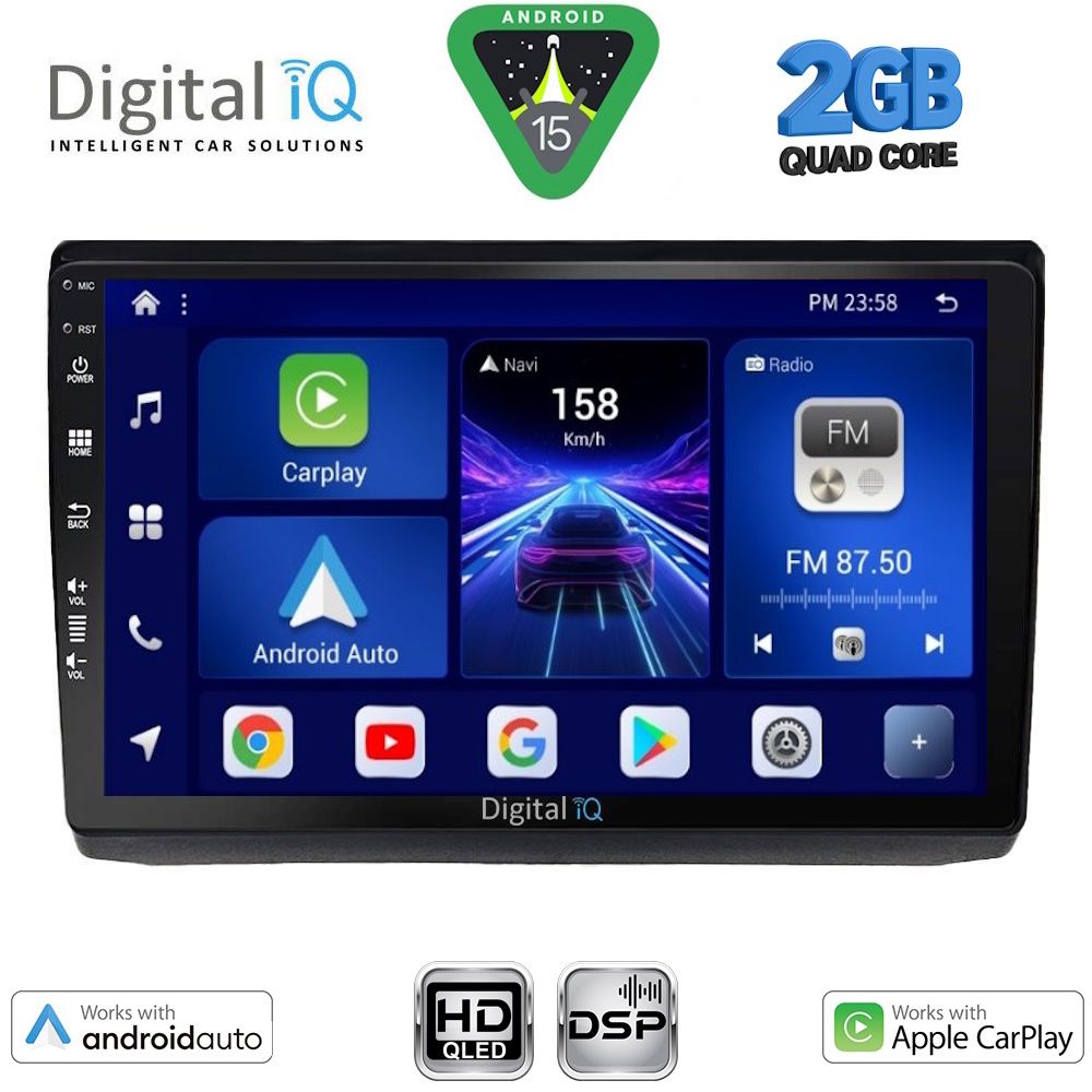 DIGITAL IQ BXC 3558A_CPAA (10inc) MULTIMEDIA TABLET for OPEL VIVARO – RENAULT TRAFIC - NISSAN PRIMASTAR mod. 2004-2015