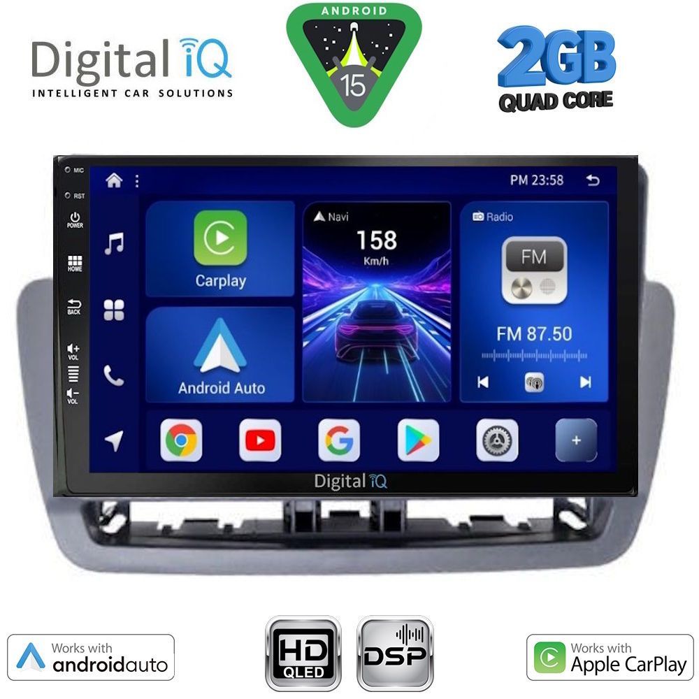 DIGITAL IQ BXC 3572GR_CPAA (9inc) MULTIMEDIA TABLET for SEAT IBIZA mod. 2012-2015