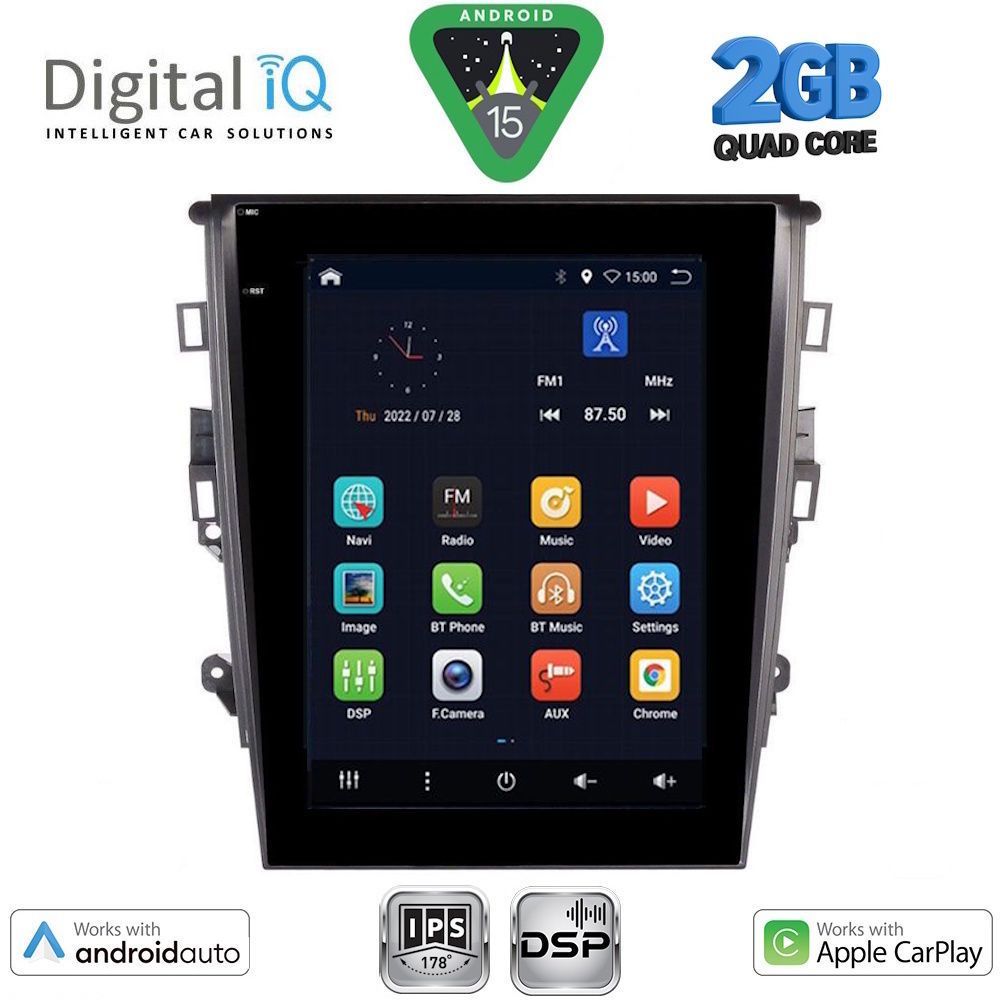 DIGITAL IQ BXC 3959_CPAA TESLA STYLE for FORD MONDEO mod. 2014-2023