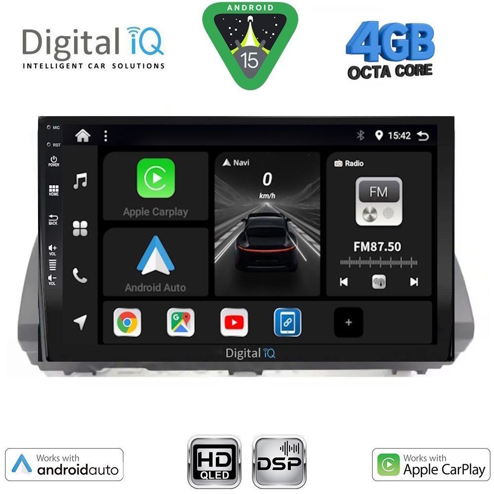 DIGITAL IQ BXF 16109B_CPAA (10inc) MULTIMEDIA TABLET for DACIA LOGAN - SANDERO - JOGGER mod. 2020-2026