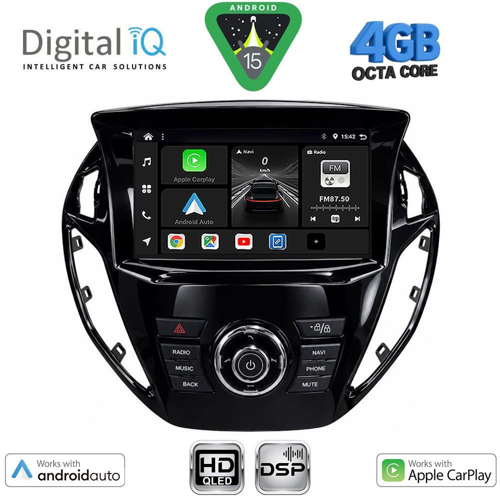 DIGITAL IQ BXF 16150_CPAA (9inc) MULTIMEDIA TABLET for FORD B-MAX mod. 2012-2017