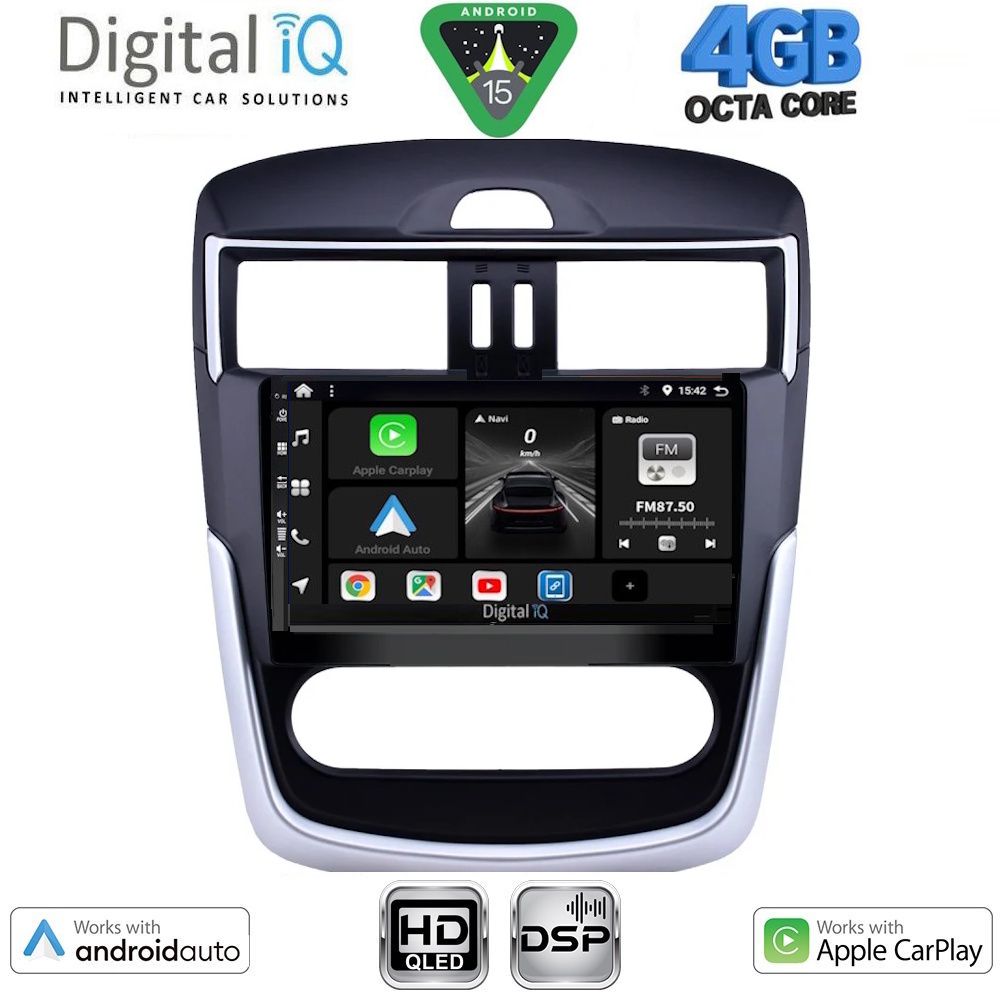 DIGITAL IQ BXF 16465B CL_CPAA (9inc) MULTIMEDIA TABLET for NISSAN TIIDA mod. 2013-2023 with CLIMA
