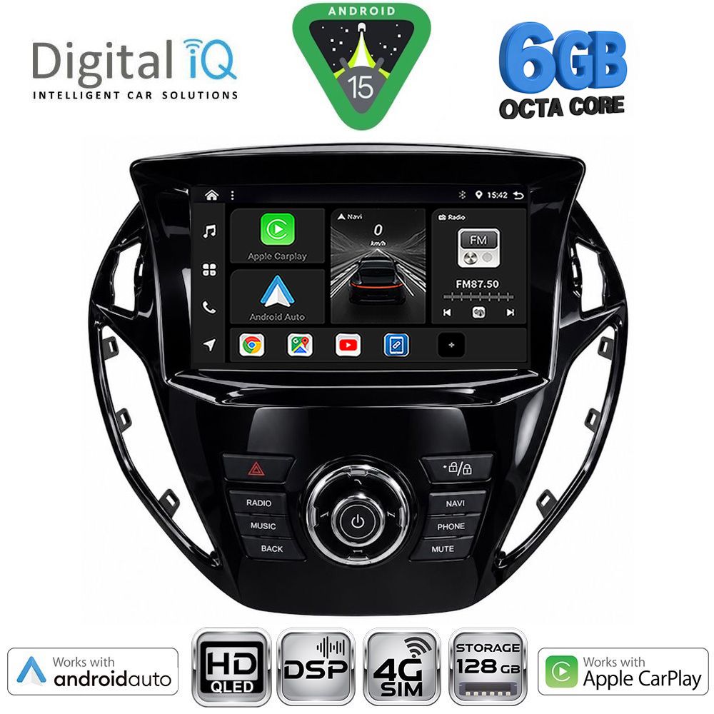 DIGITAL IQ BXF 17150_CPAA (9inc) MULTIMEDIA TABLET for FORD B-MAX mod. 2012-2017