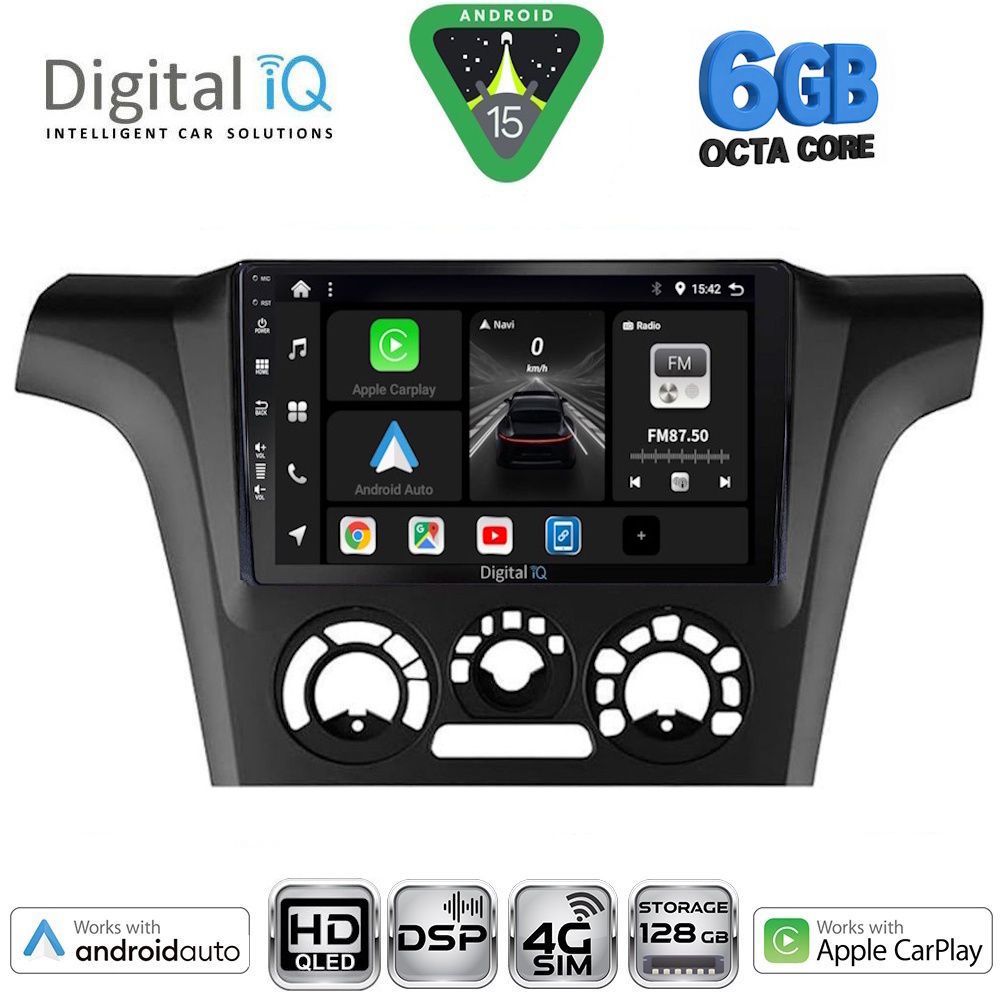 DIGITAL IQ BXF 17441AC_CPAA (10inc) MULTIMEDIA TABLET for MITSUBISHI OUTLANDER mod. 2001-2005 with A/C