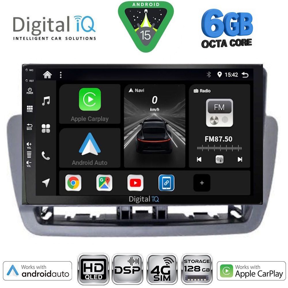 DIGITAL IQ BXF 17572GR_CPAA (9inc) MULTIMEDIA TABLET for SEAT IBIZA mod. 2012-2015