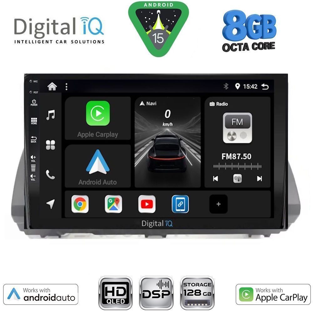 DIGITAL IQ BXF 18109B_CPAA (10inc) MULTIMEDIA TABLET for DACIA LOGAN - SANDERO - JOGGER mod. 2020-2026