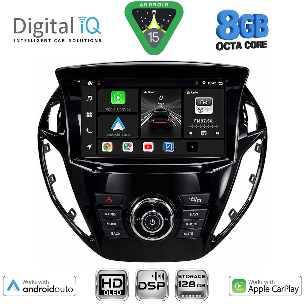 DIGITAL IQ BXF 18150_CPAA (9inc) MULTIMEDIA TABLET for FORD B-MAX mod. 2012-2017
