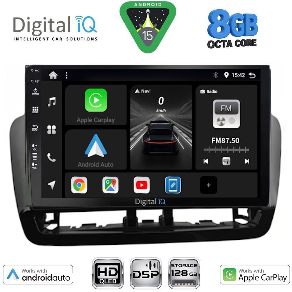 DIGITAL IQ BXF 18572BL_CPAA (9inc) MULTIMEDIA TABLET for SEAT IBIZA mod. 2012-2015