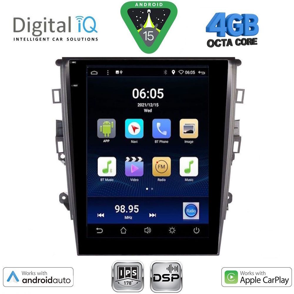 DIGITAL IQ BXF 6959_CPAA TESLA STYLE for FORD MONDEO mod. 2014-2023