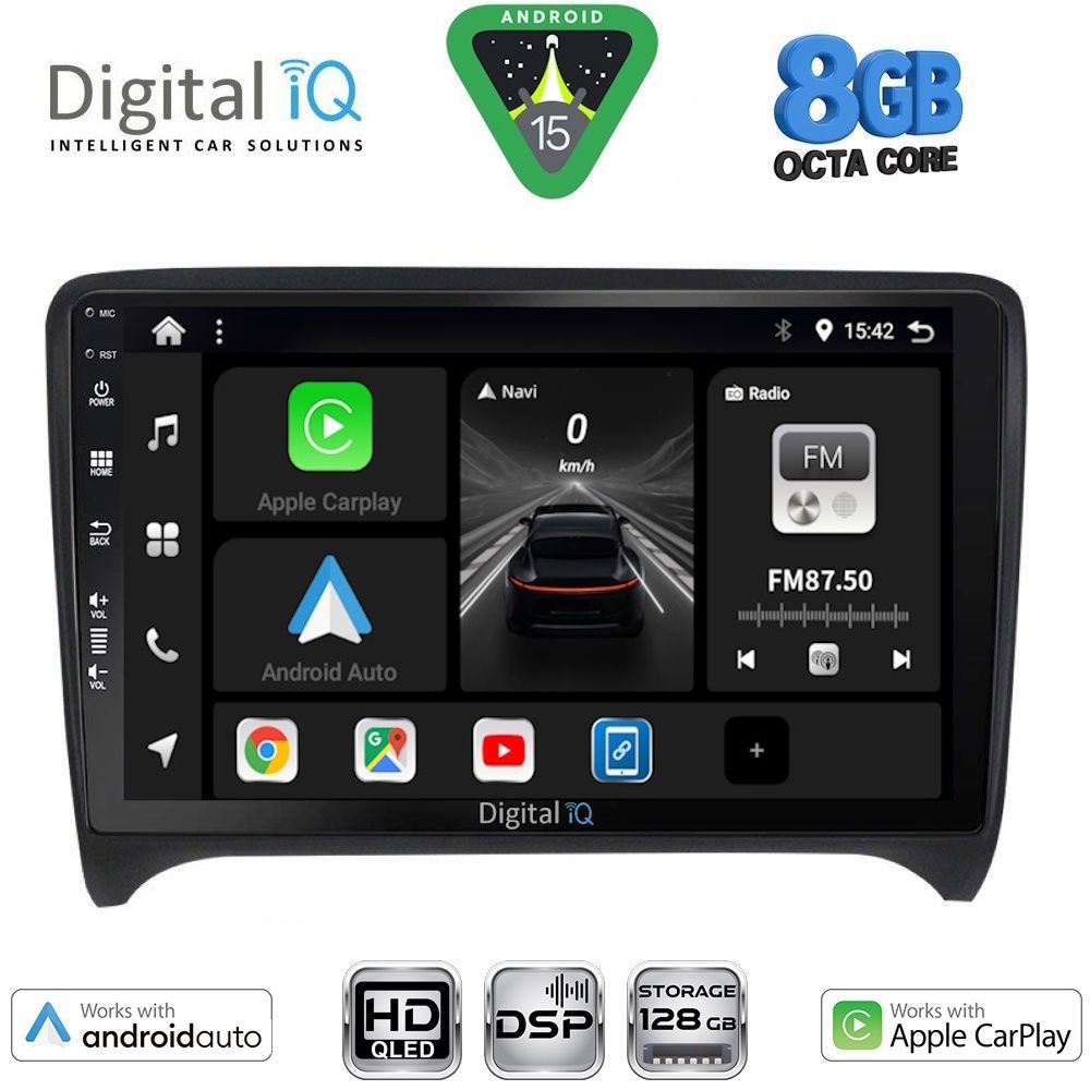 DIGITAL IQ BXF 18009_CPAA (9inc) MULTIMEDIA TABLET for AUDI TT mod. 2007-2015