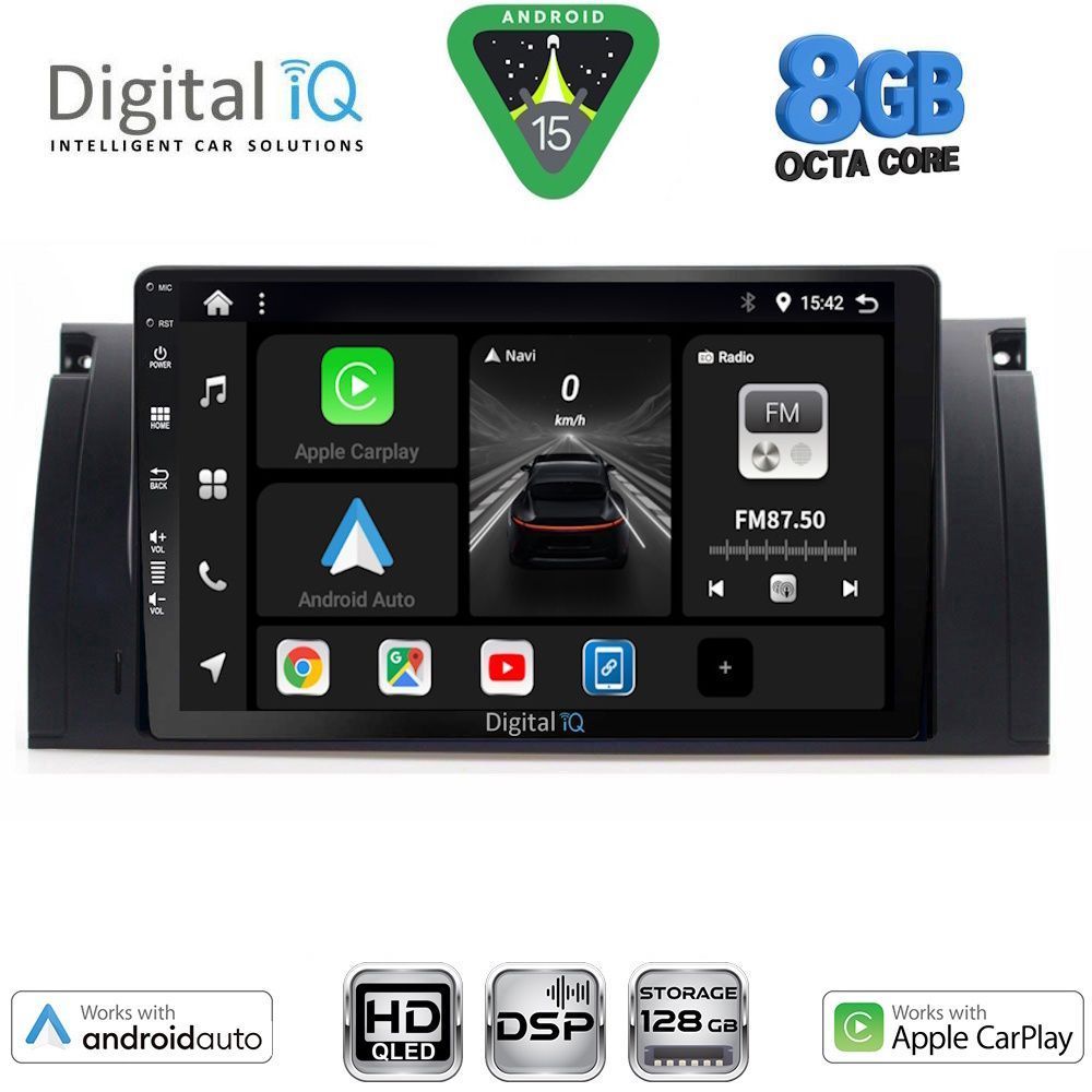 DIGITAL IQ BXF 18045_CPAA (9inc) MULTIMEDIA TABLET for BMW Series 5 (E39) mod. 1997-2005 | X5 (E53) mod. 1999-2006