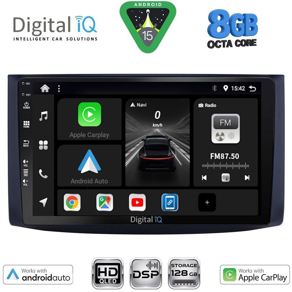 DIGITAL IQ BXF 18072_CPAA (9inc) MULTIMEDIA TABLET for CHEVROLET AVEO mod. 2006-2010
