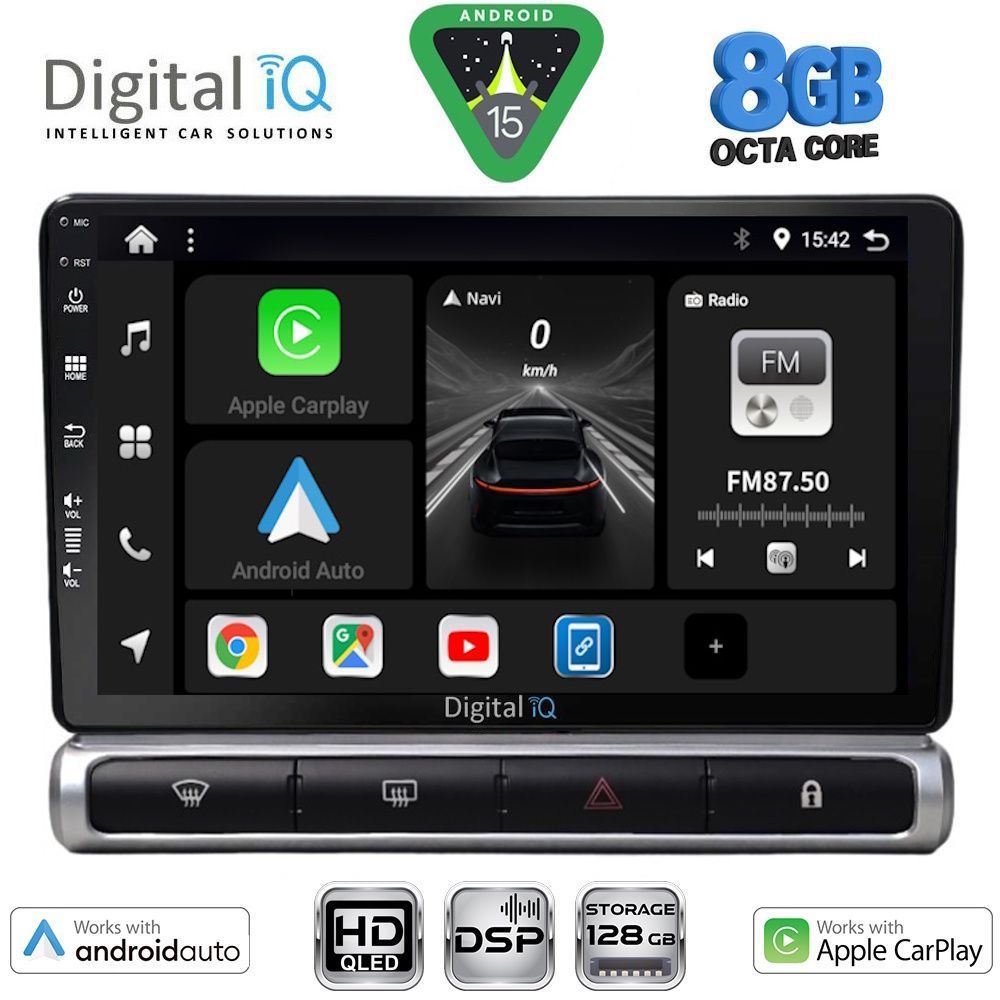 DIGITAL IQ BXF 18093H_CPAA (9inc) MULTIMEDIA TABLET for CITROEN C3 - DS3 mod. 2016-2024 High Version