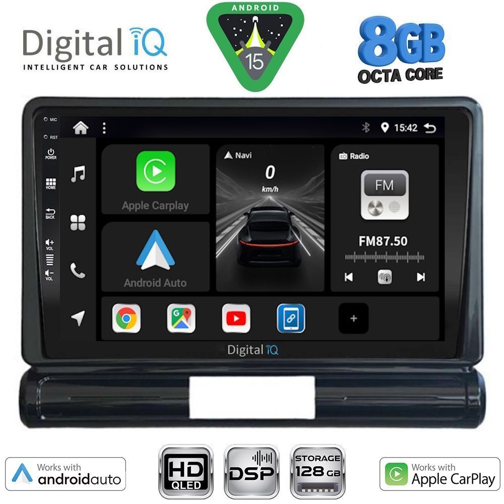 DIGITAL IQ BXF 18093M_CPAA (9inc) MULTIMEDIA TABLET for CITROEN C3 - DS3 mod. 2016-2024 Med Version