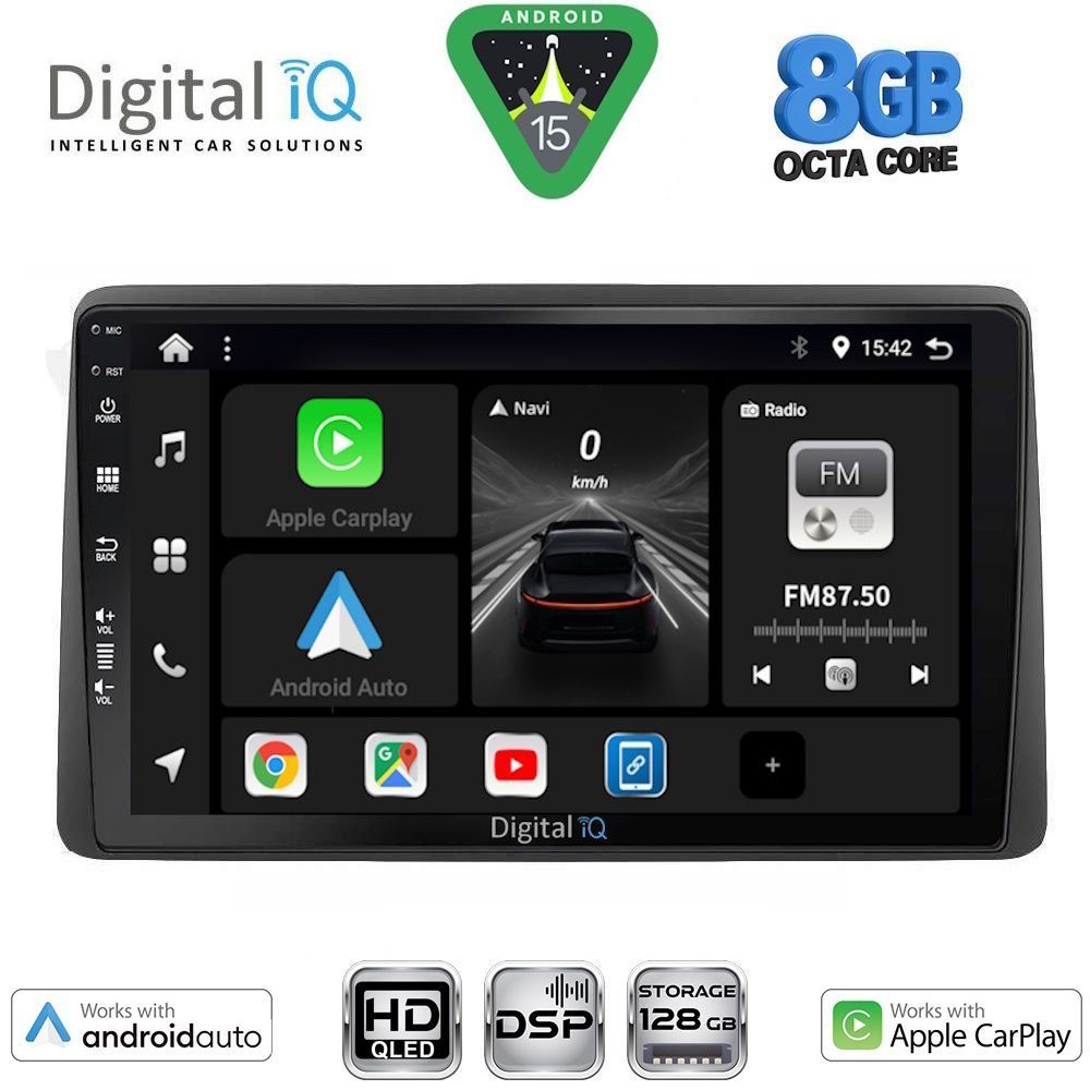 DIGITAL IQ BXF 18104_CPAA (10inc) MULTIMEDIA TABLET for DACIA DUSTER mod. 2019-2026