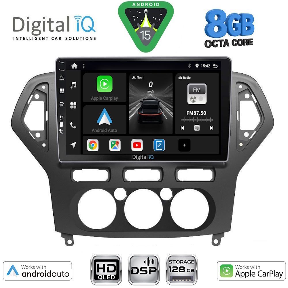 DIGITAL IQ BXF 18162_CPAA A/C (10inc) MULTIMEDIA TABLET for FORD MONDEO mod. 2007-2011