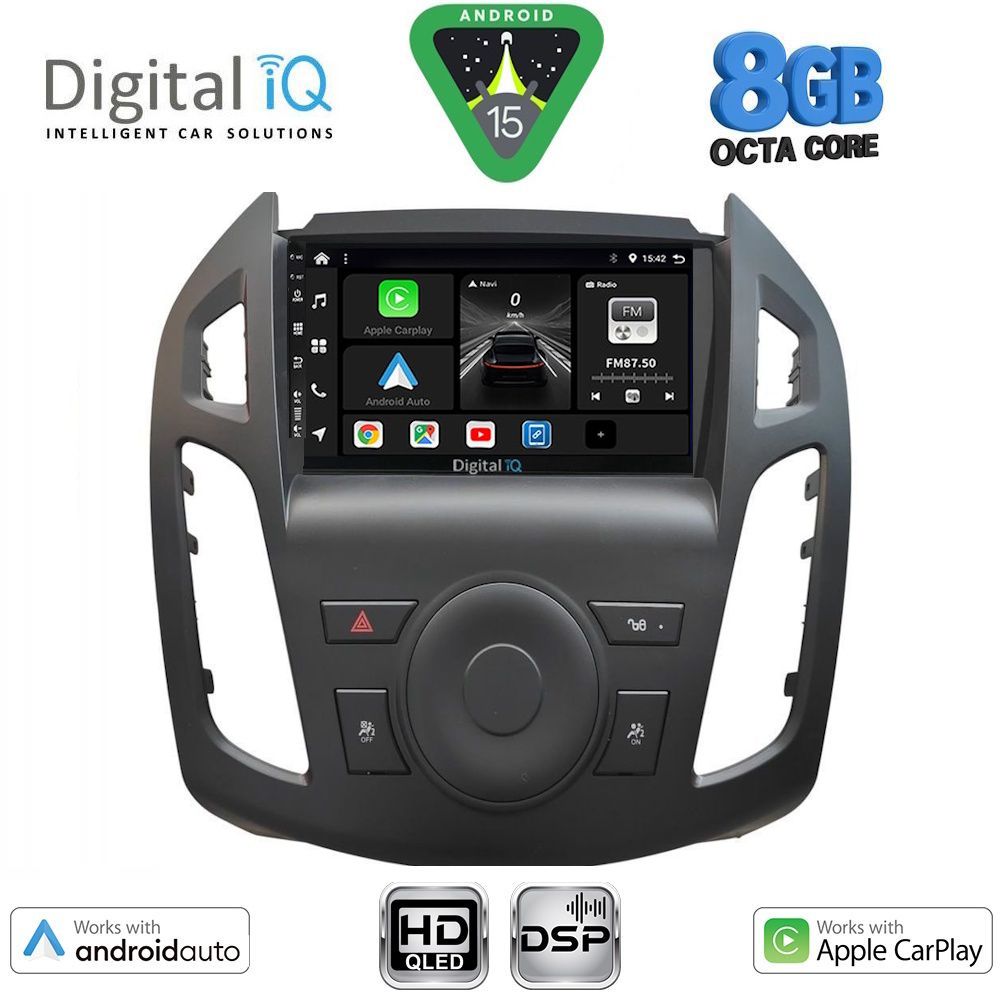 DIGITAL IQ BXF 18176_CPAA (9inc) MULTIMEDIA TABLET for FORD TRANSIT CONNECT mod. 2013-2018