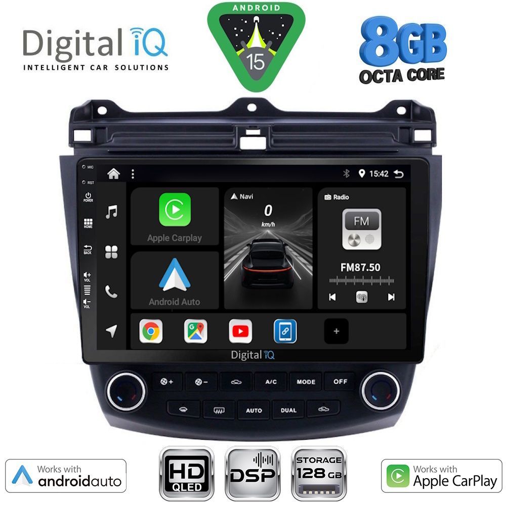 DIGITAL IQ BXF 18182_CPAA (10inc) MULTIMEDIA TABLET for HONDA ACCORD mod. 2003-2007