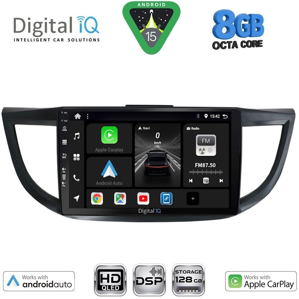 DIGITAL IQ BXF 18198_CPAA (10inc) MULTIMEDIA TABLET for HONDA CRV mod. 2013-2017