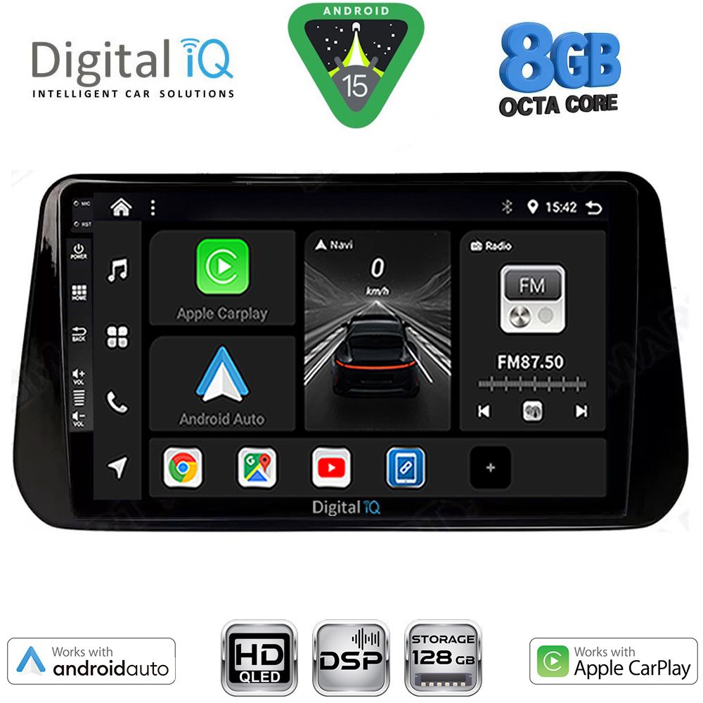 DIGITAL IQ BXF 18238B_CPAA (10inc) MULTIMEDIA TABLET for HYUNDAI IX45 - SANTA FE mod. 2021-2023