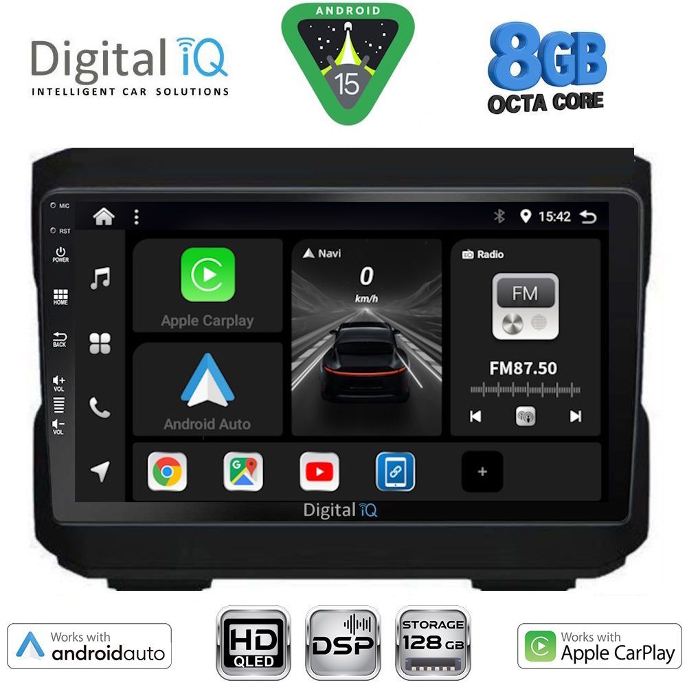 DIGITAL IQ BXF 18272_CPAA (10inc) MULTIMEDIA TABLET for JEEP mod. 2007-2014 - DODGE mod. 2007-2014