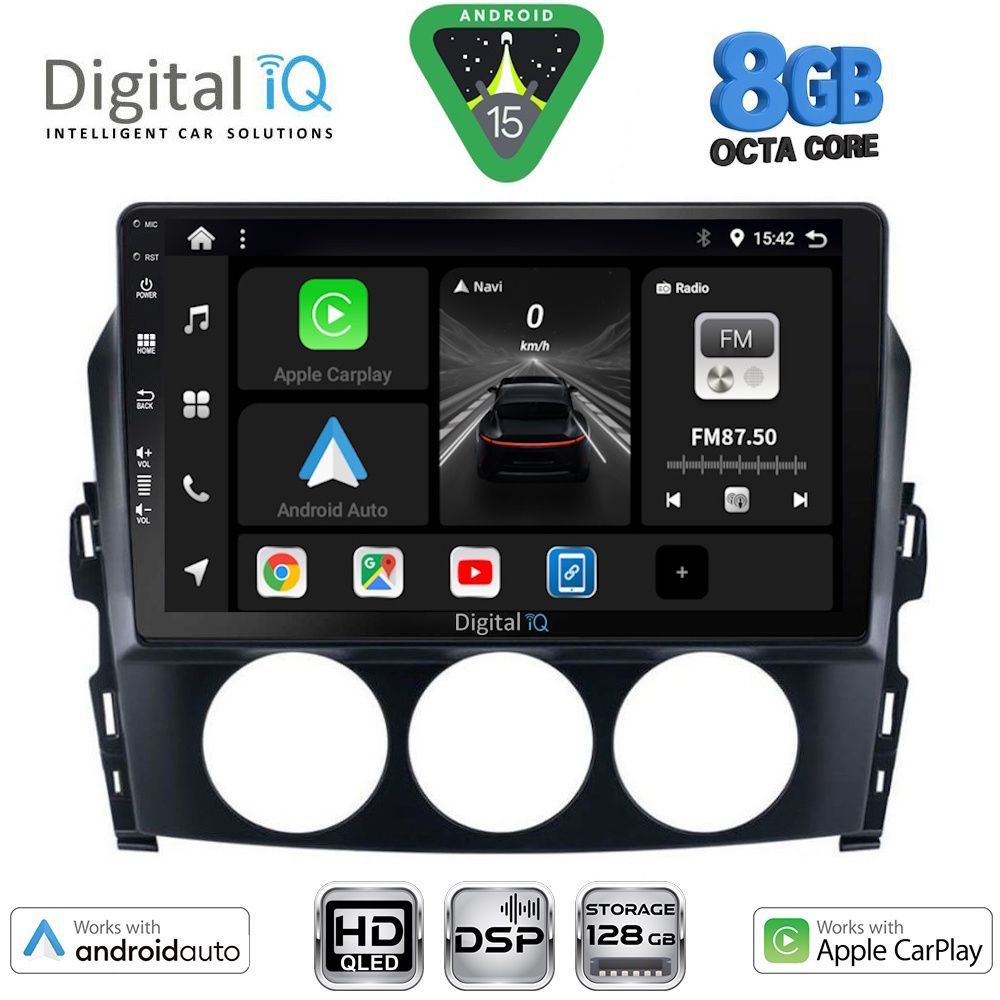 DIGITAL IQ BXF 18392_CPAA (9inc) MULTIMEDIA TABLET for MAZDA MX5 mod. 2005-2015