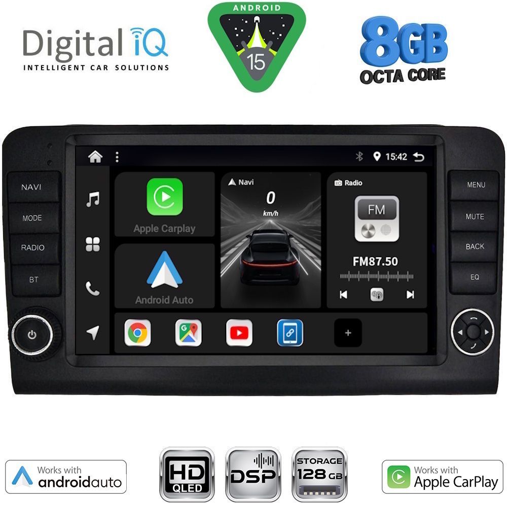 DIGITAL IQ BXF 18416_CPAA (9inc) MULTIMEDIA TABLET for MERCEDES ML (W164) – GL (X164) mod. 2005-2011