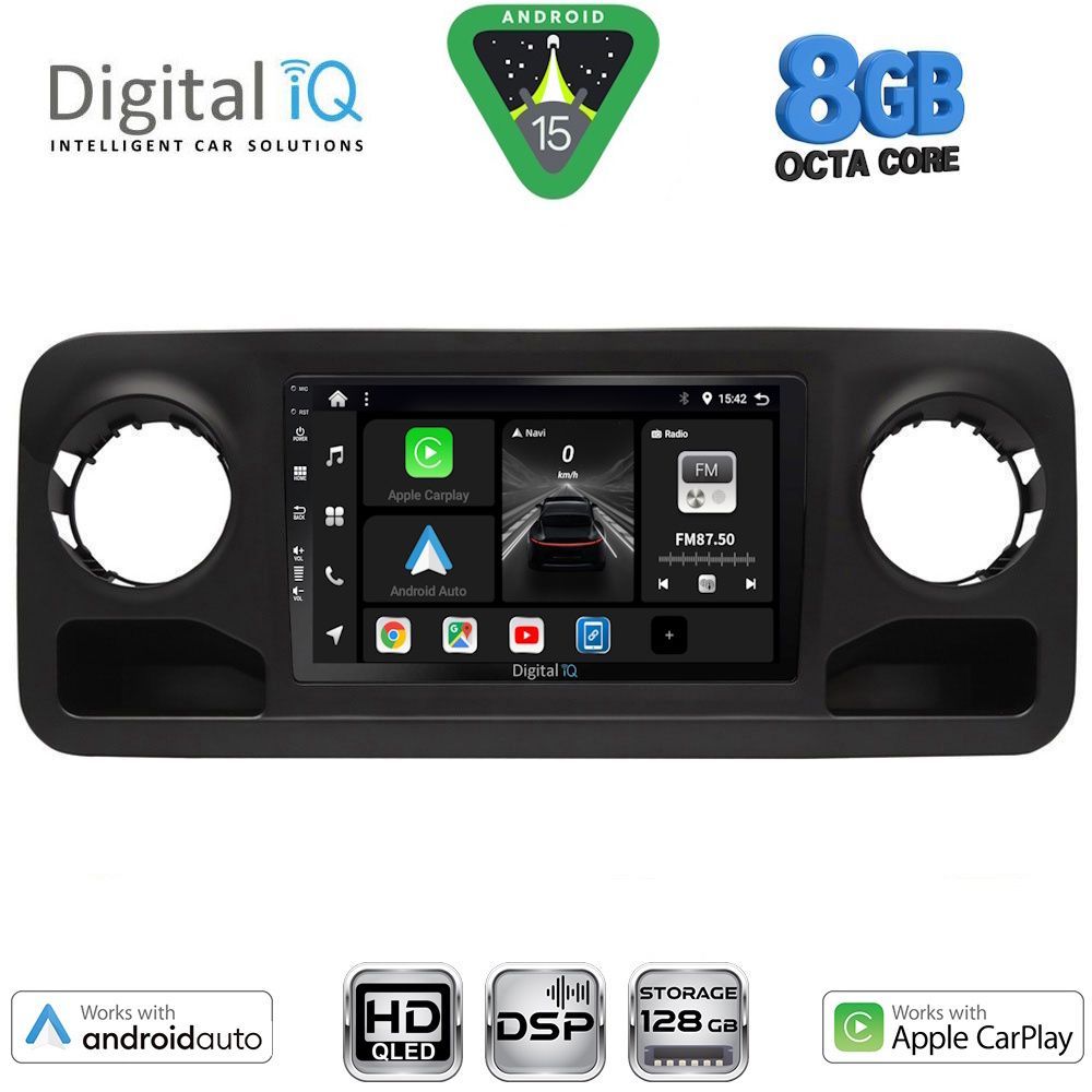 DIGITAL IQ BXF 18424_CPAA (10inc) MULTIMEDIA TABLET for MERCEDES SPRINTER mod. 2018-2026