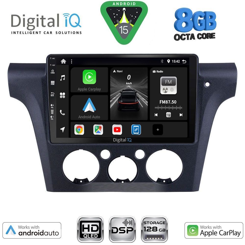 DIGITAL IQ BXF 18441_CPAA CLIMA (10inc) MULTIMEDIA TABLET for MITSUBISHI OUTLANDER mod. 2001-2005 with CLIMA