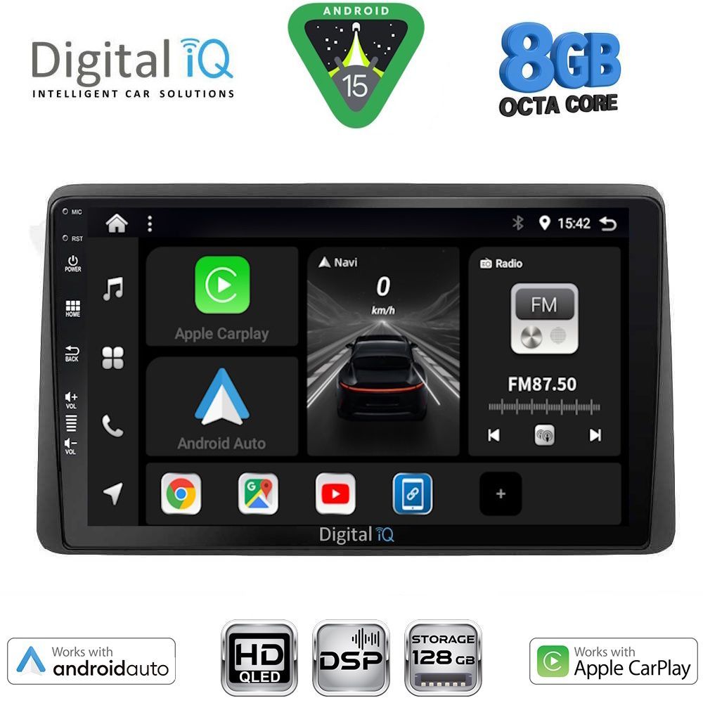 DIGITAL IQ BXF 18450_CPAA (10inc) MULTIMEDIA TABLET for NISSAN NAVARA D22 mod. 1998-2004