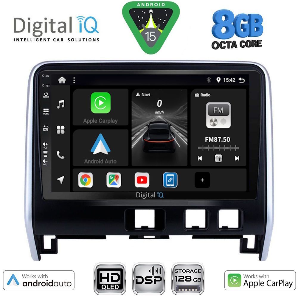 DIGITAL IQ BXF 18471_CPAA (10inc) MULTIMEDIA TABLET for NISSAN SERENA mod. 2016-2022