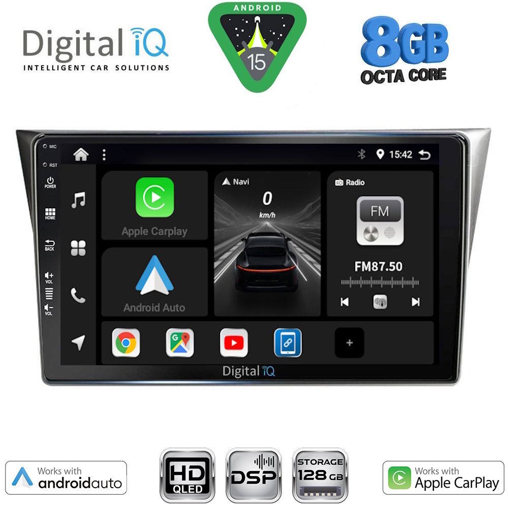 DIGITAL IQ BXF 18659_CPAA (9inc) MULTIMEDIA TABLET for SUBARU IMPREZA mod. 2002-2008