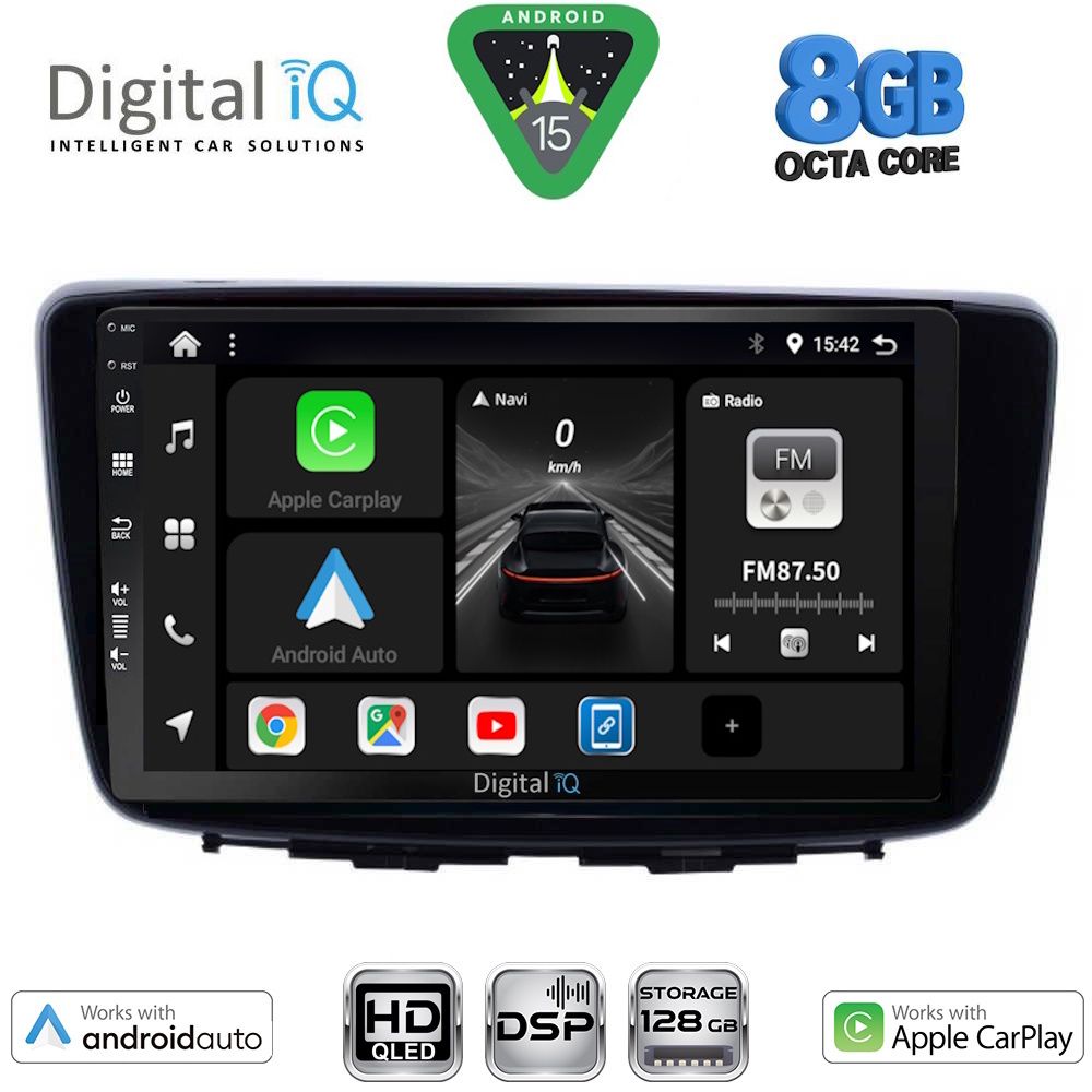 DIGITAL IQ BXF 18672_CPAA (9inc) MULTIMEDIA TABLET for SUZUKI BALENO mod. 2016-2022
