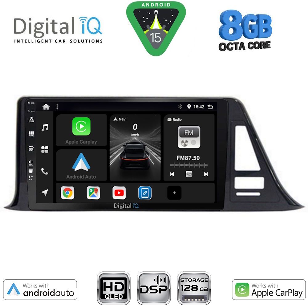 DIGITAL IQ BXF 18709_CPAA (9inc) MULTIMEDIA TABLET for TOYOTA CH-R mod. 2017-2023