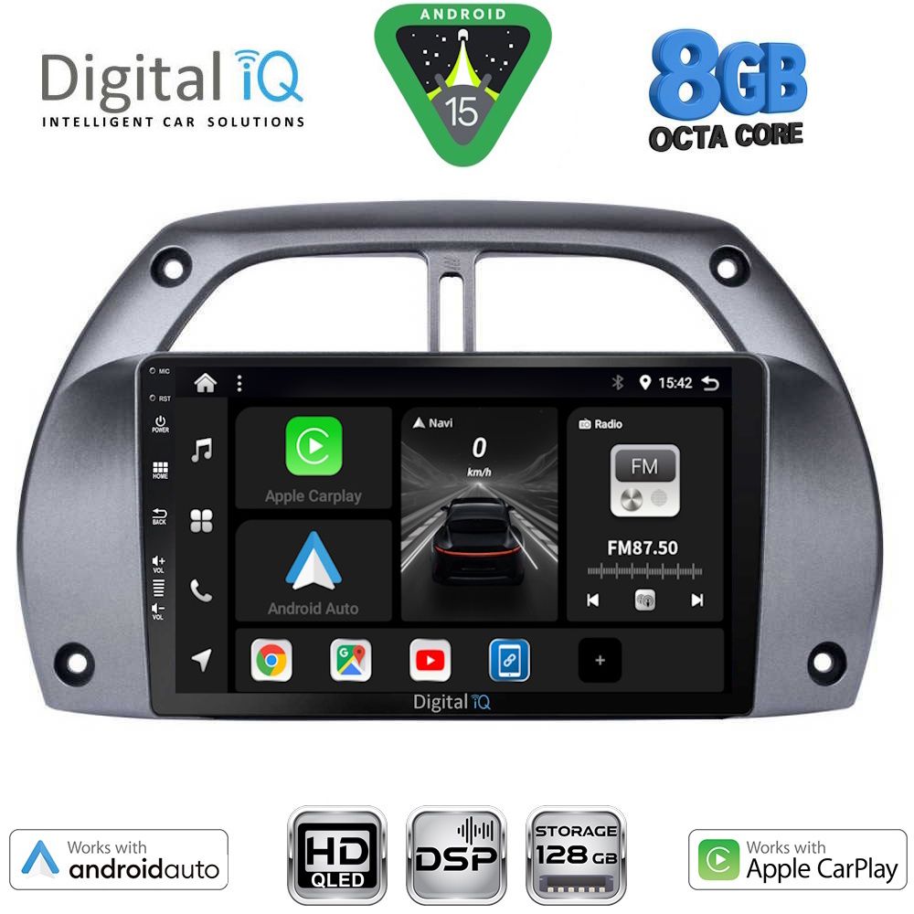 DIGITAL IQ BXF 18730_CPAA A/C (9inc) MULTIMEDIA TABLET for TOYOTA RAV 4 mod. 2000-2006