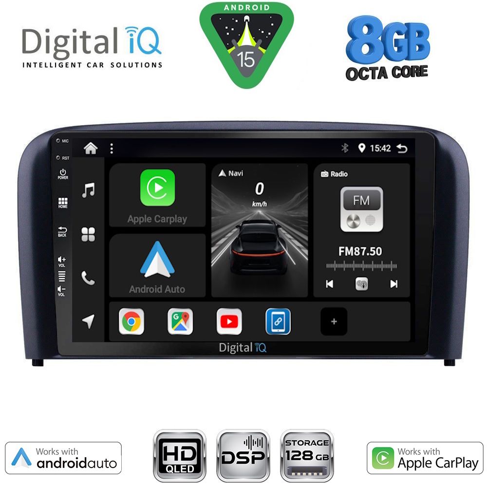 DIGITAL IQ BXF 18786_CPAA (9inc) MULTIMEDIA TABLET for VOLVO S80 mod. 1998-2006