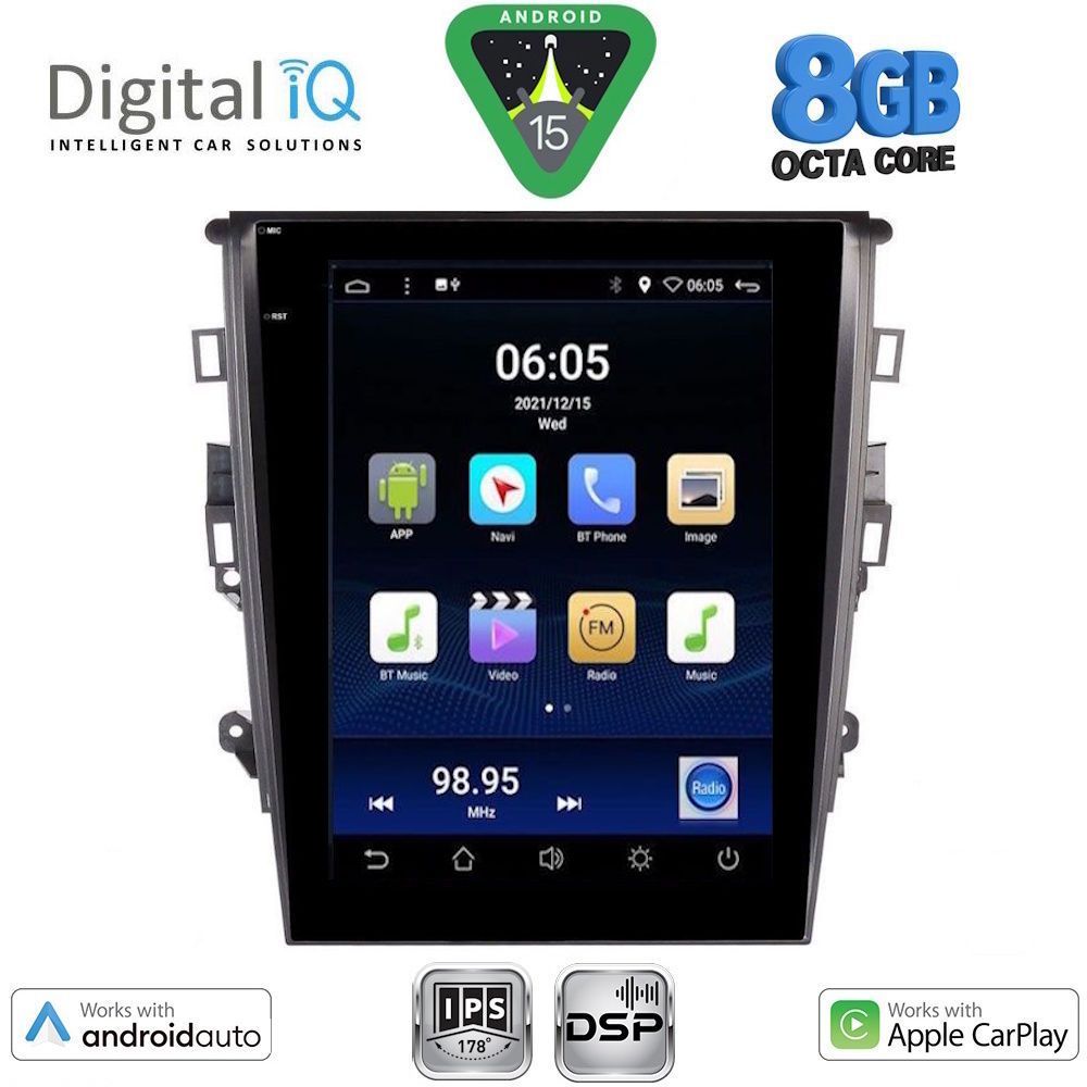 DIGITAL IQ BXF 7959_CPAA TESLA STYLE for FORD MONDEO mod. 2014-2023