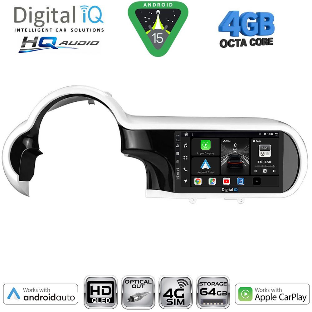 DIGITAL IQ BXK 19561_CPAA (9inc) MULTIMEDIA TABLET for RENAULT TWINGO mod. 2014-2024