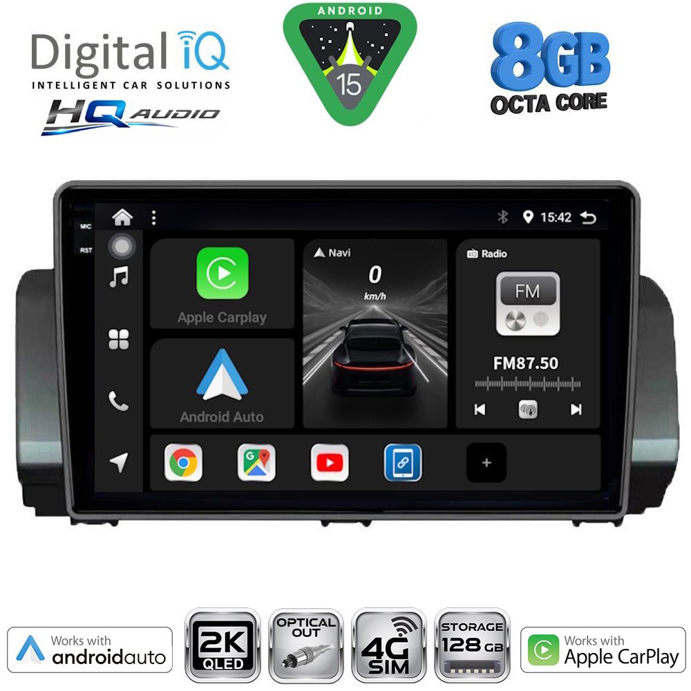DIGITAL IQ BXK 20109A_CPAA (10inc) MULTIMEDIA TABLET for DACIA LOGAN - SANDERO - JOGGER mod. 2020-2026