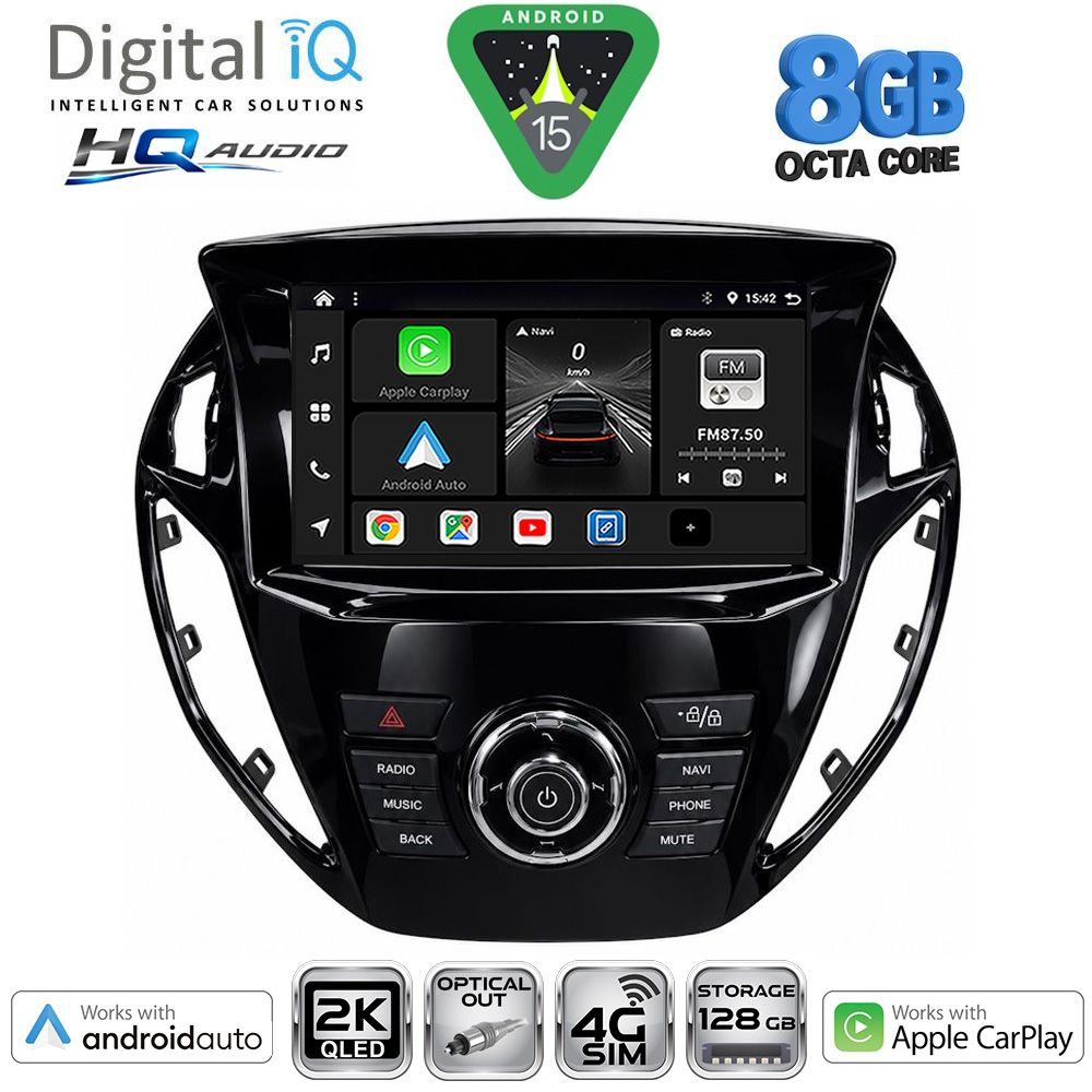 DIGITAL IQ BXK 20150_CPAA  (9inc) MULTIMEDIA TABLET for FORD B-MAX mod. 2012-2017