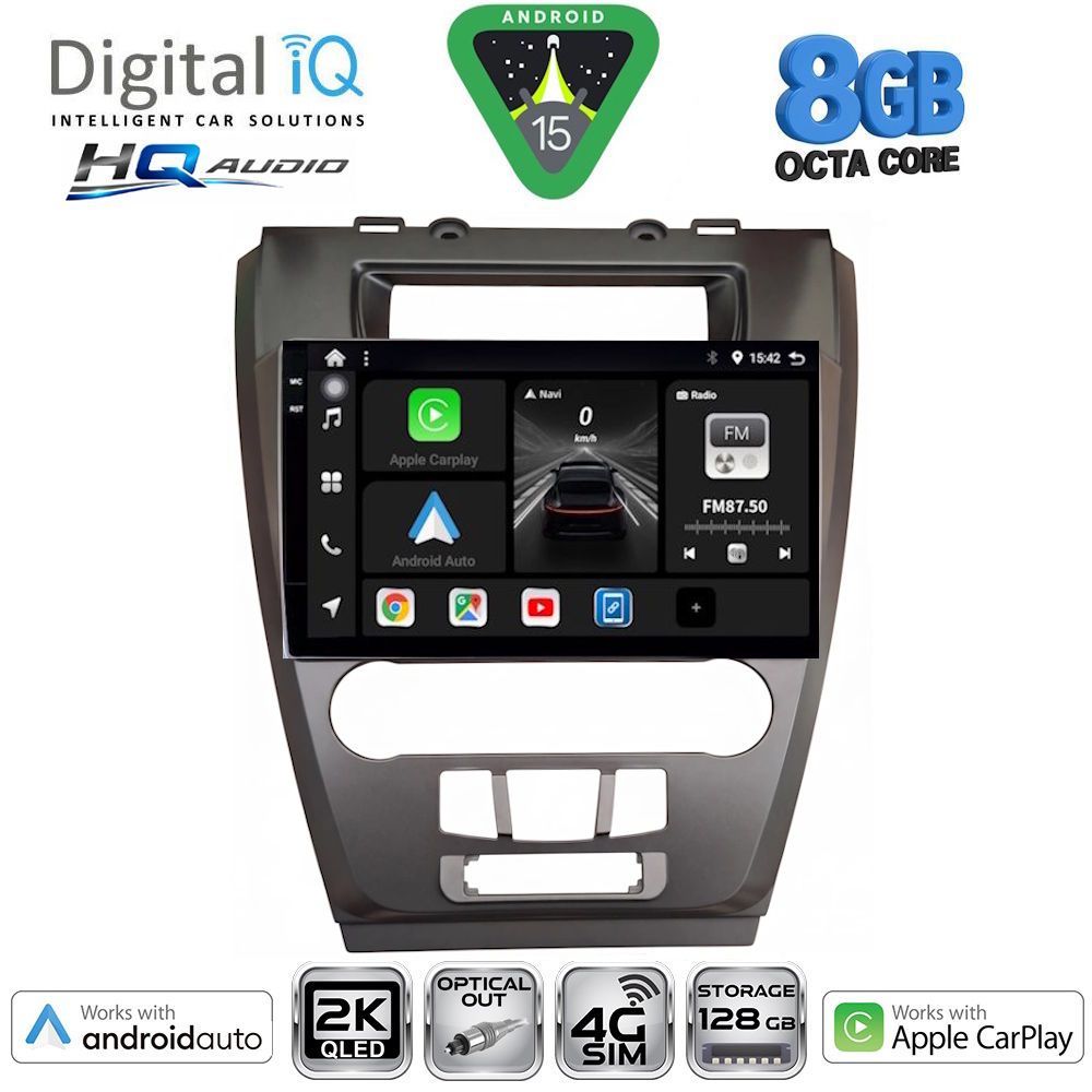 DIGITAL IQ BXK 20159CH_CPAA (10inc) MULTIMEDIA TABLET for FORD FUSION mod. 2012-2017